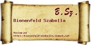 Bienenfeld Szabella névjegykártya